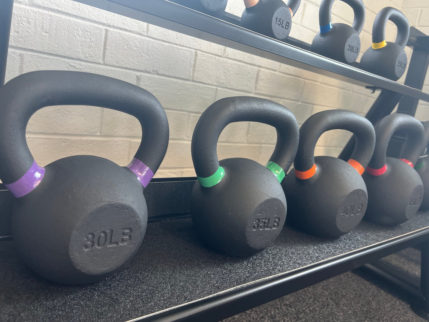 Kettlebells Set 5-50lbs With Rack