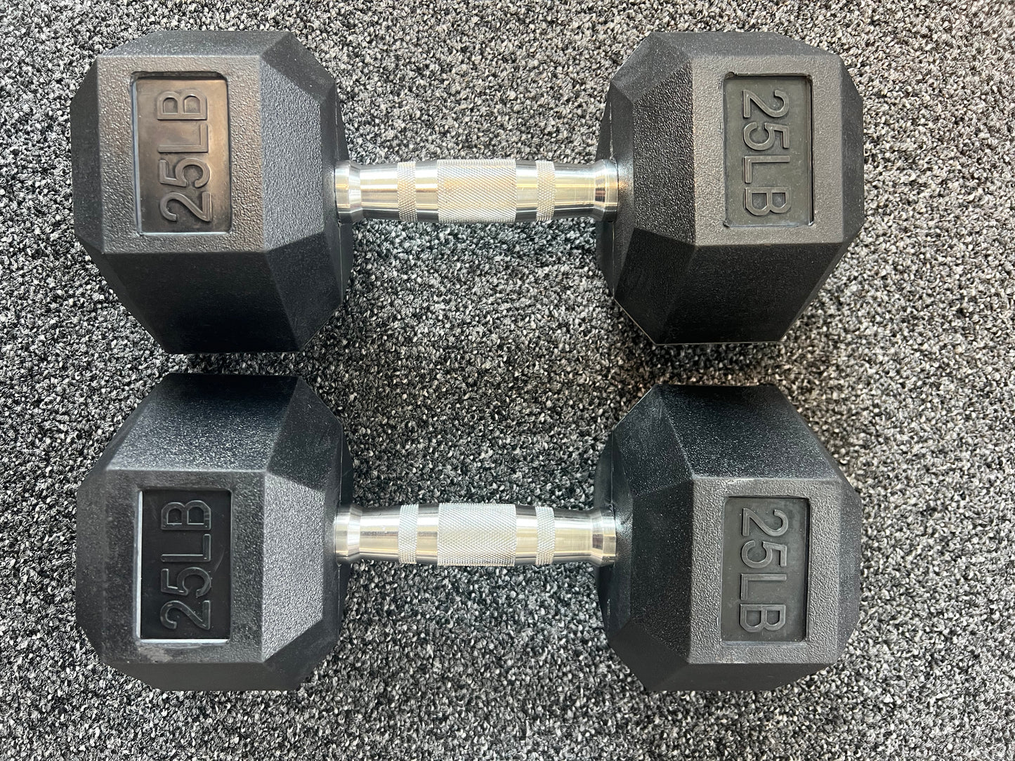 Rubber Hex Dumbbells Sets 5-50LB (550LB)