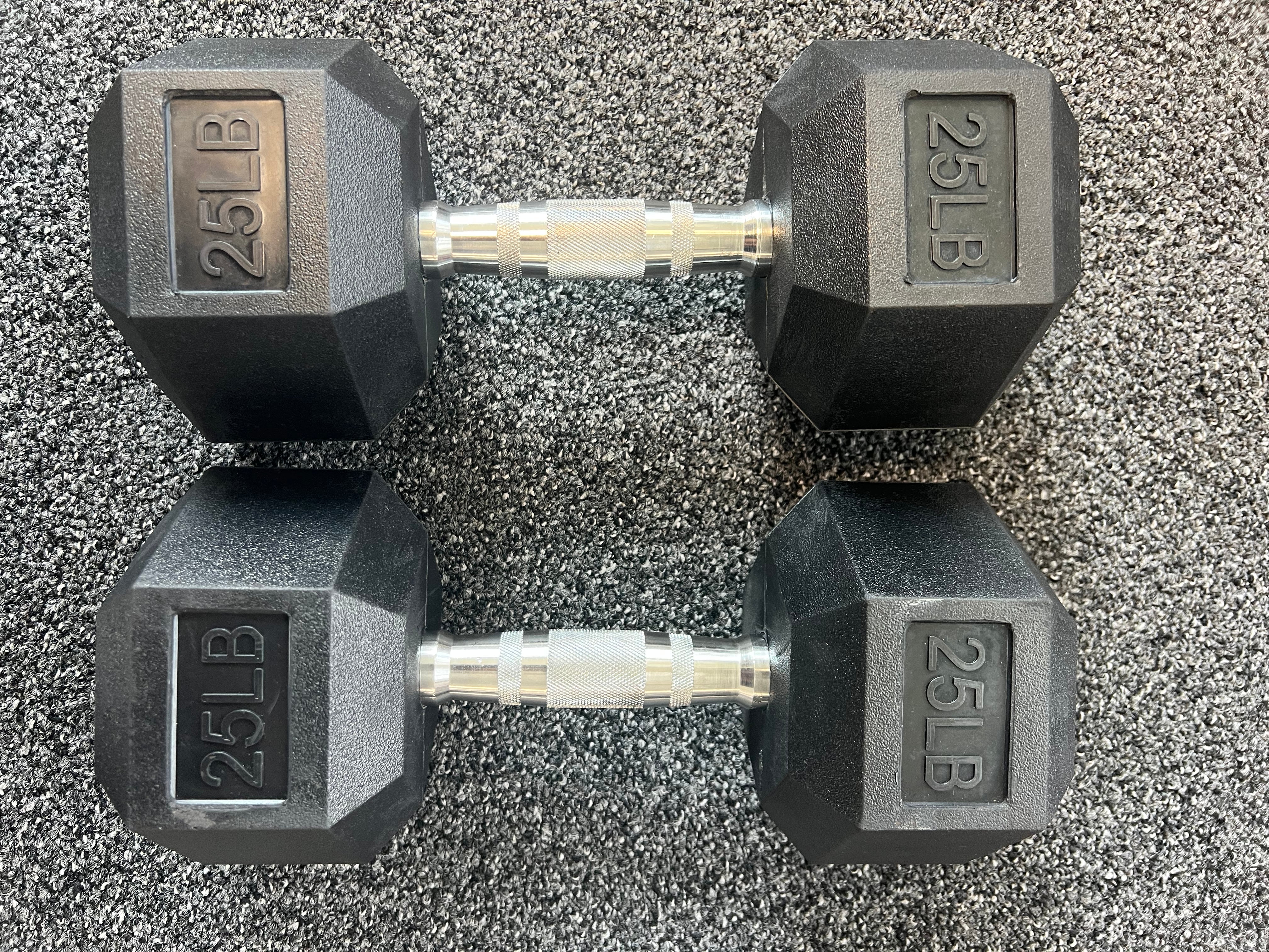 Rubber Hex Dumbbells Sets 5-100LB (2100LB)