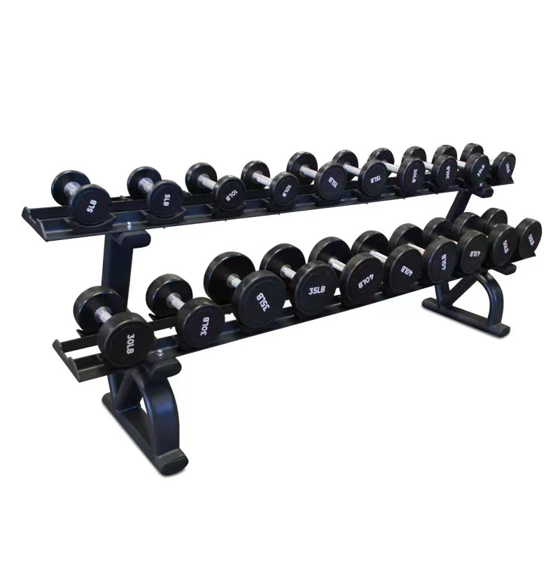 2 Tier Dumbbell Rack with Saddles PL7337 PRO ORDER