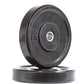 260 lbs Standard Black Bumper Plates (Set) IN STOCK