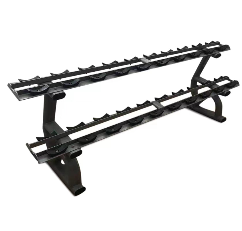 2 Tier Dumbbell Rack with Saddles PL7337 PRO ORDER